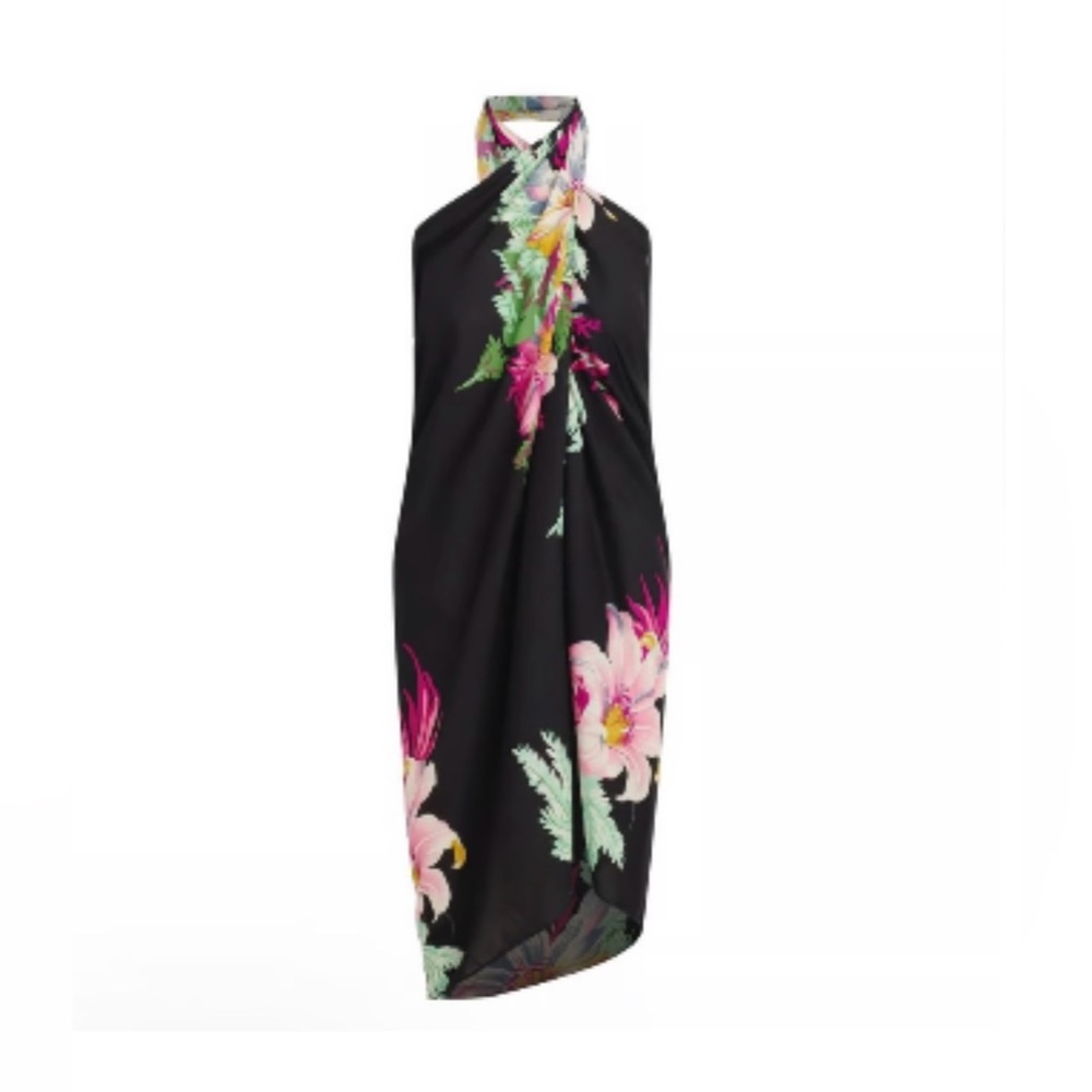 Walter Baker NWT Paradise Sarong in Grand Magnolia color, 100% Polyester. - Picture 3 of 9